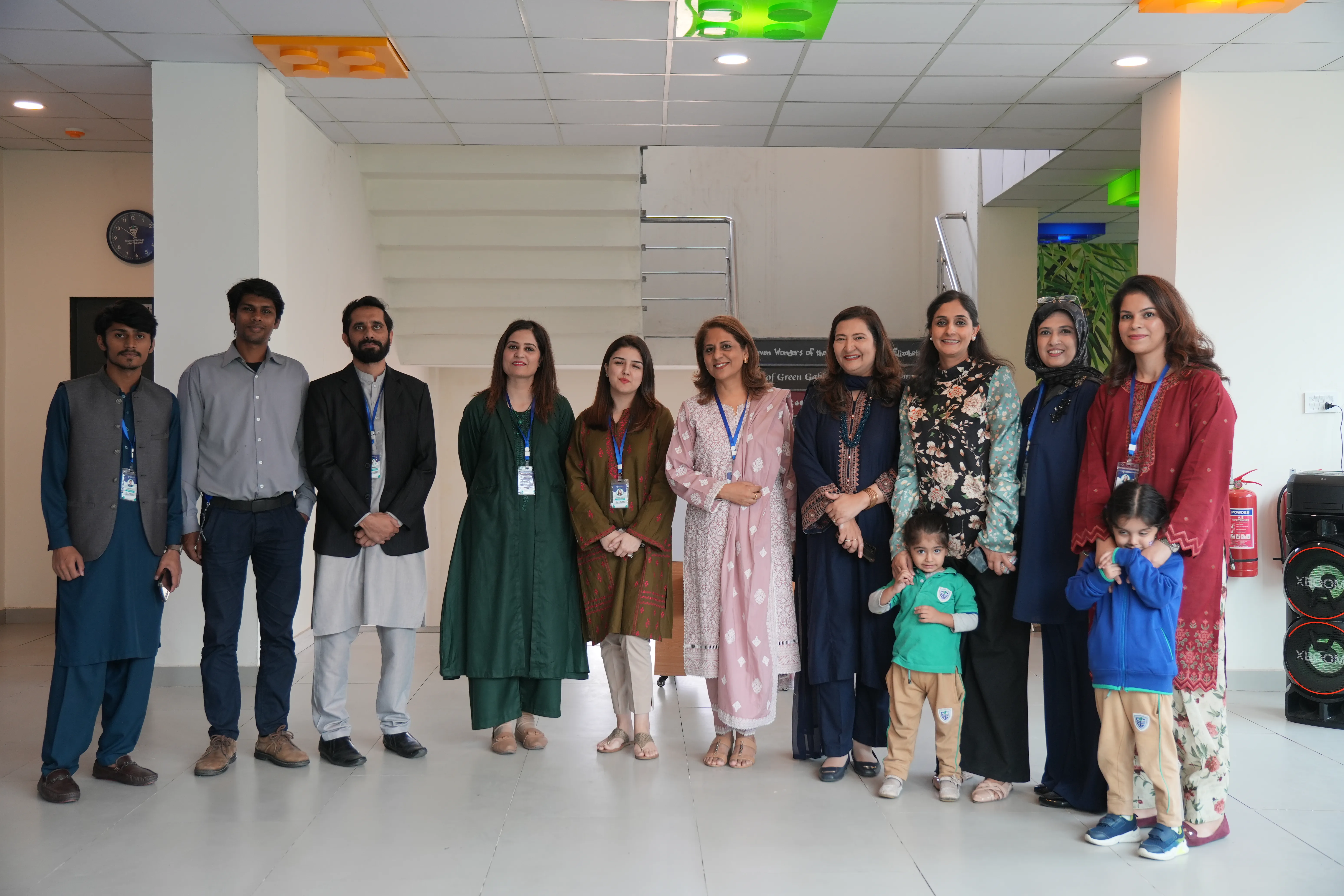 CSI students and staff connecting through a school community learning event